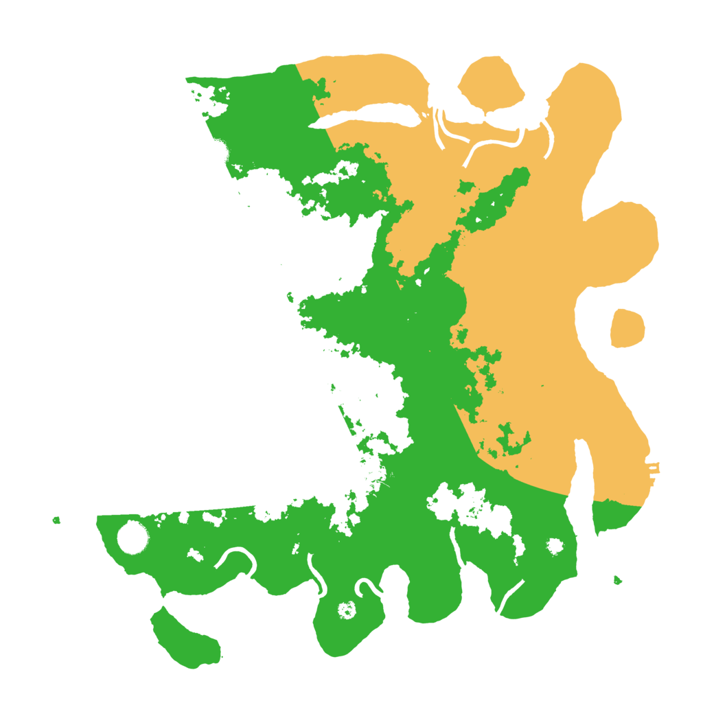 Biome Rust Map: Procedural Map, Size: 3950, Seed: 1878164402