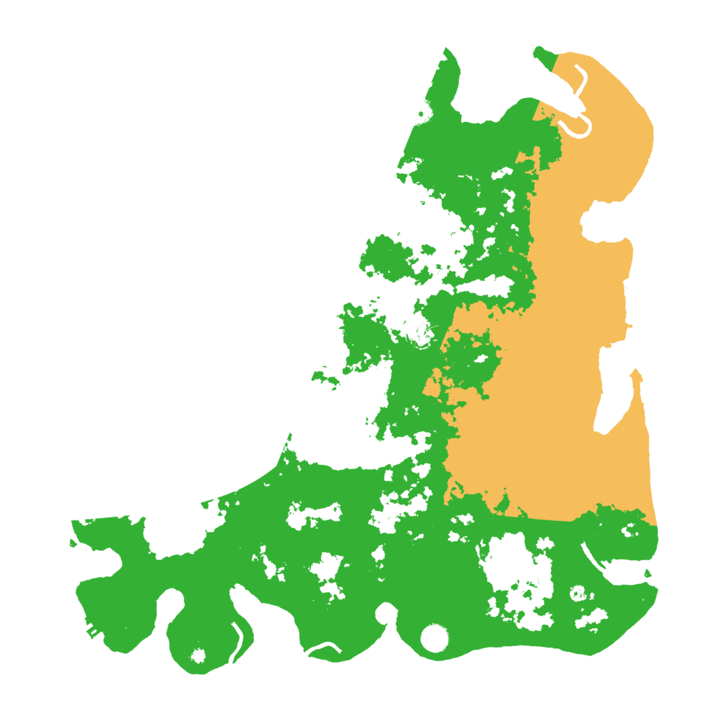 Biome Rust Map: Procedural Map, Size: 4500, Seed: 1614533573