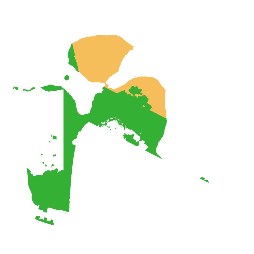 Biome Rust Map: Procedural Map, Size: 2000, Seed: 994912967