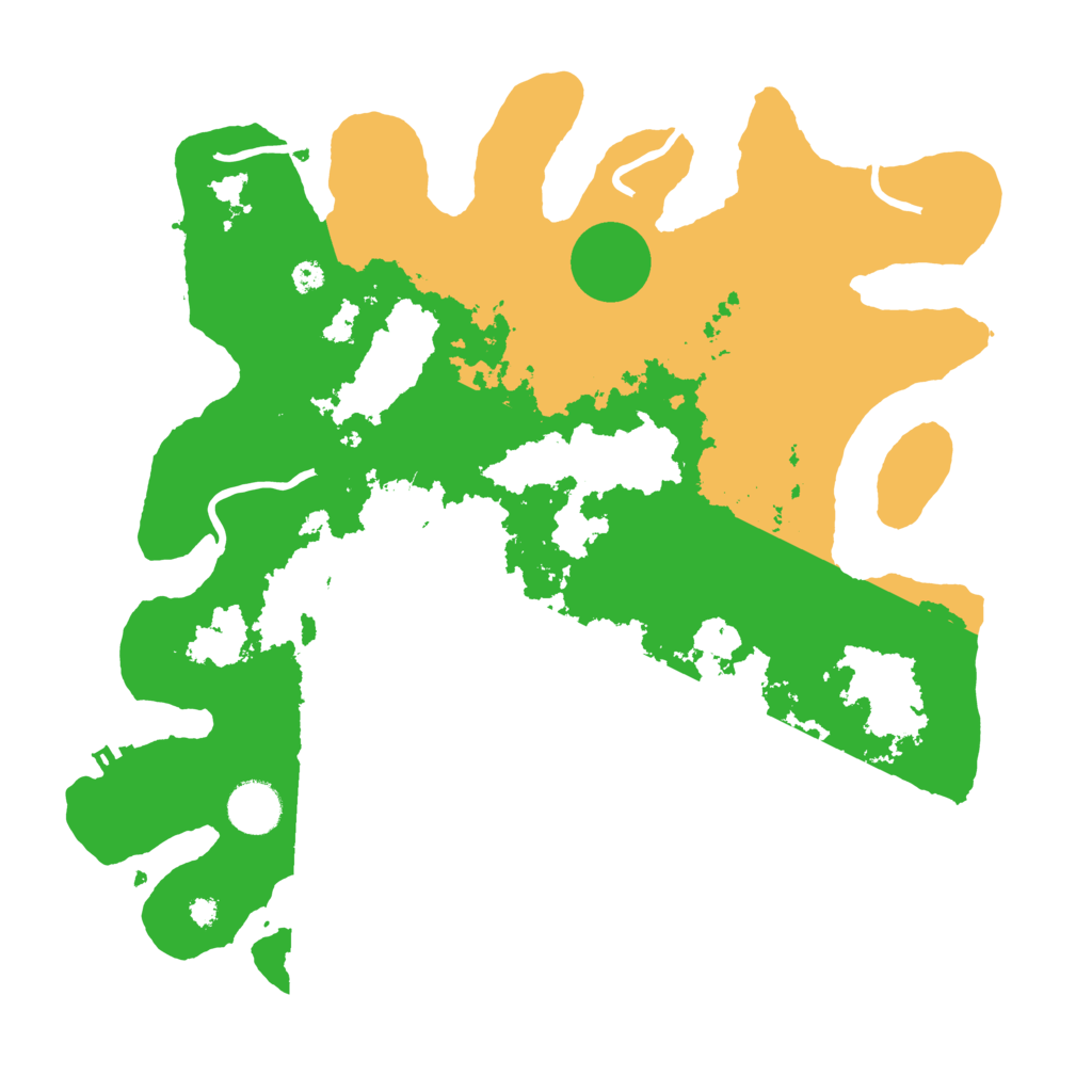 Biome Rust Map: Procedural Map, Size: 3600, Seed: 182