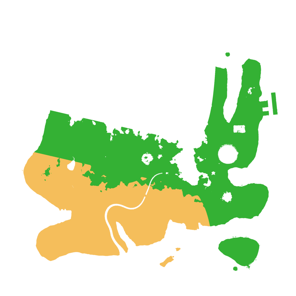 Biome Rust Map: Procedural Map, Size: 2700, Seed: 10294605