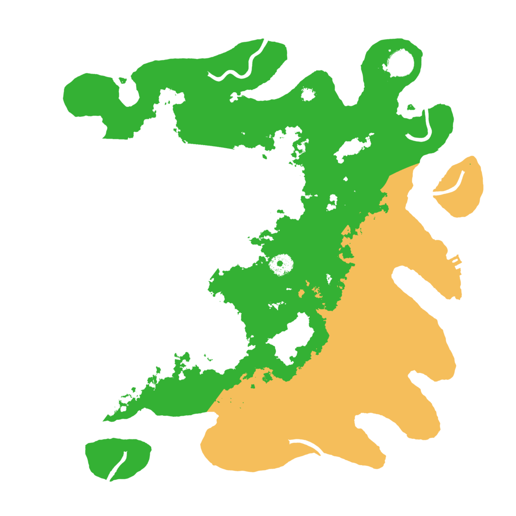 Biome Rust Map: Procedural Map, Size: 3500, Seed: 1336445275