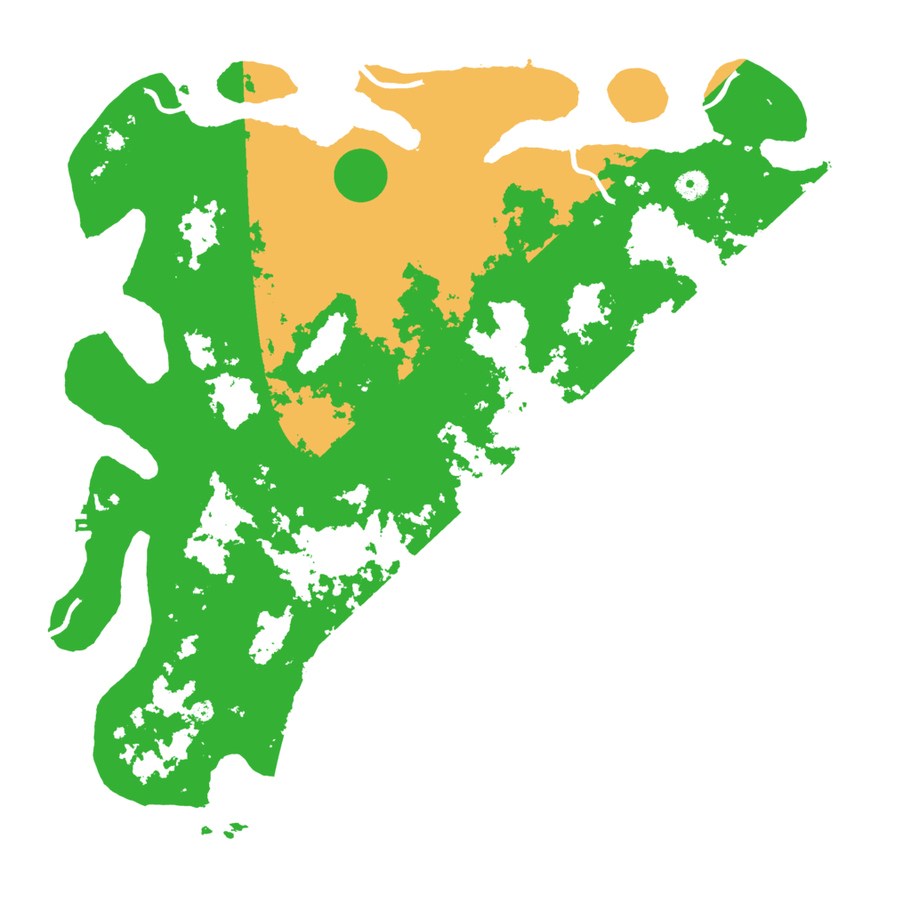 Biome Rust Map: Procedural Map, Size: 4500, Seed: 286716247