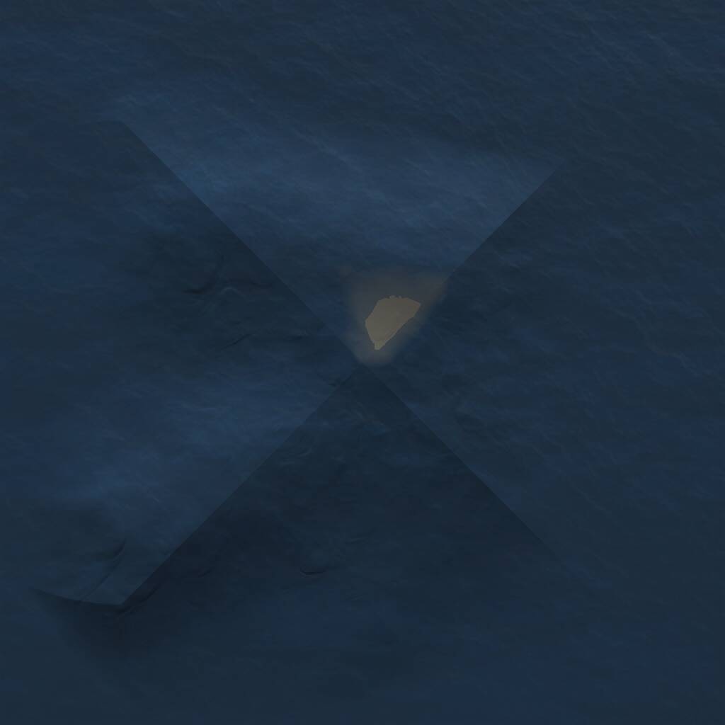 Rust Map: Procedural Map, Size: 1000, Seed: 62198, 1 Monuments