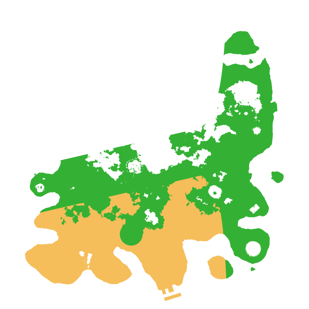 Biome Rust Map: Procedural Map, Size: 3600, Seed: 594