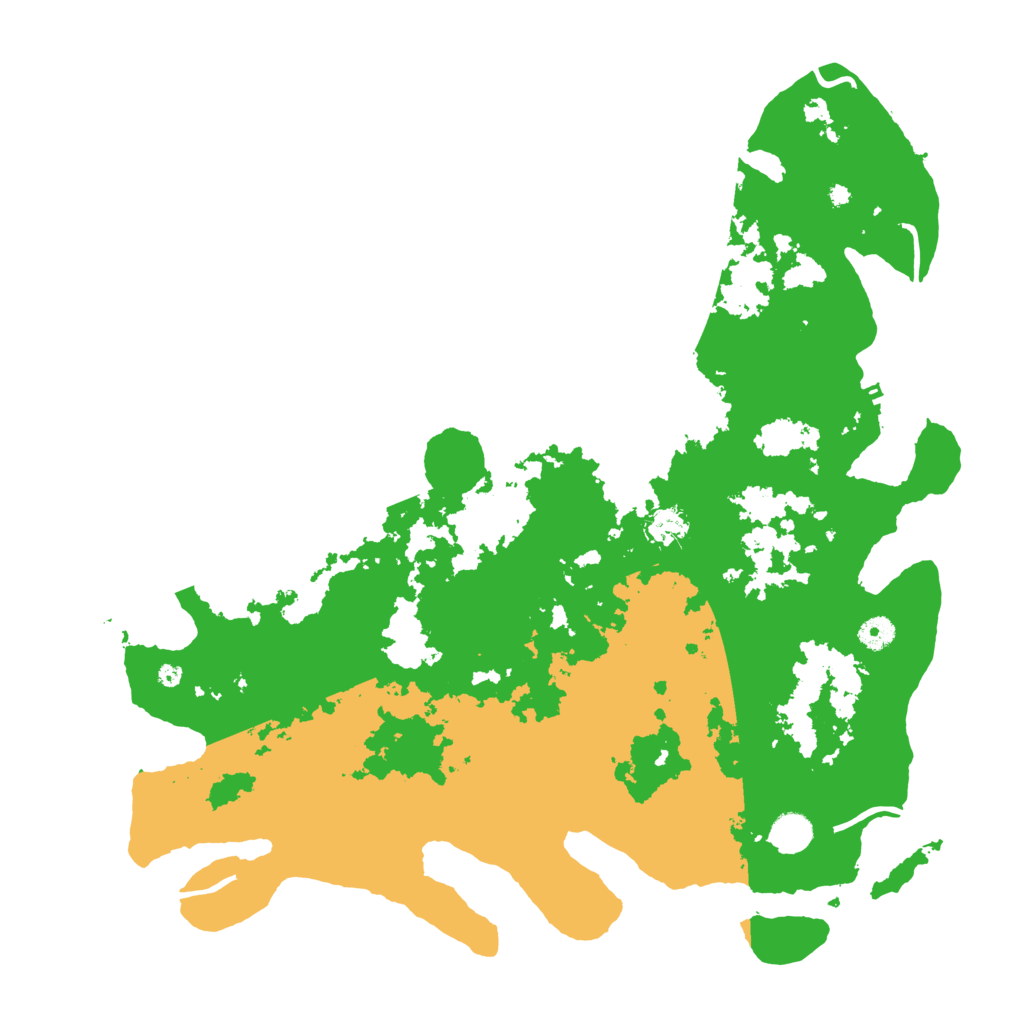 Biome Rust Map: Procedural Map, Size: 4500, Seed: 2586786