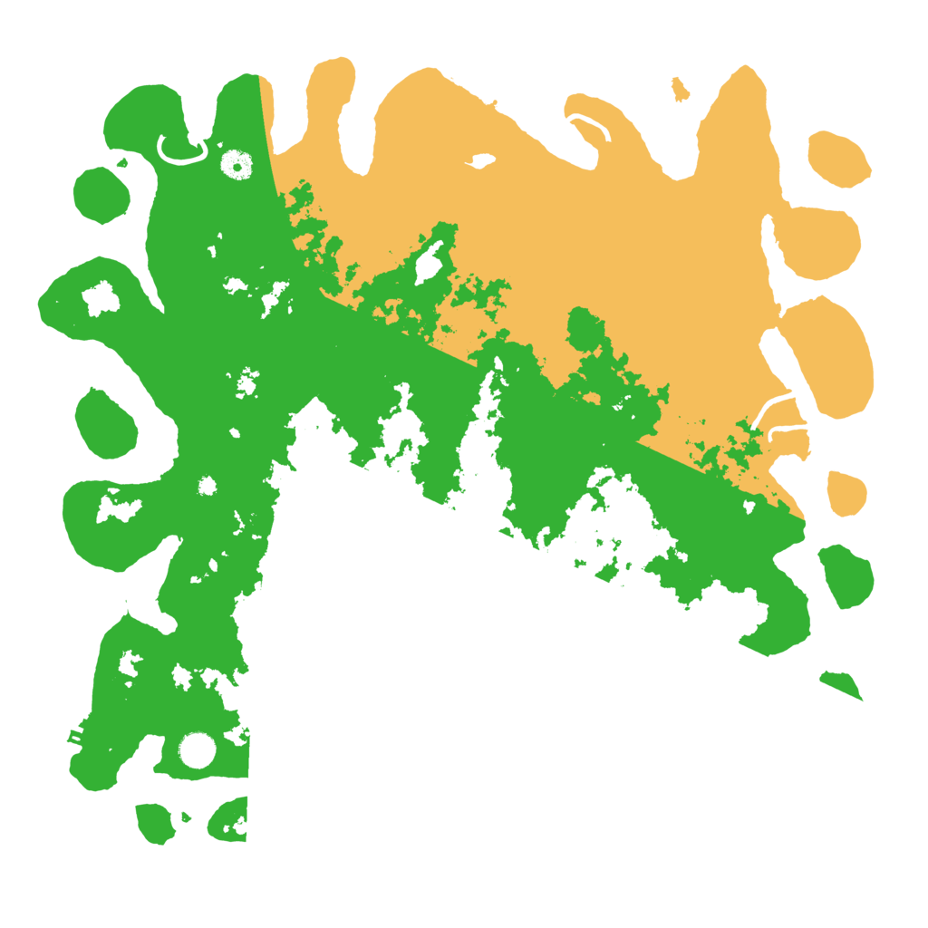 Biome Rust Map: Procedural Map, Size: 4500, Seed: 3293486