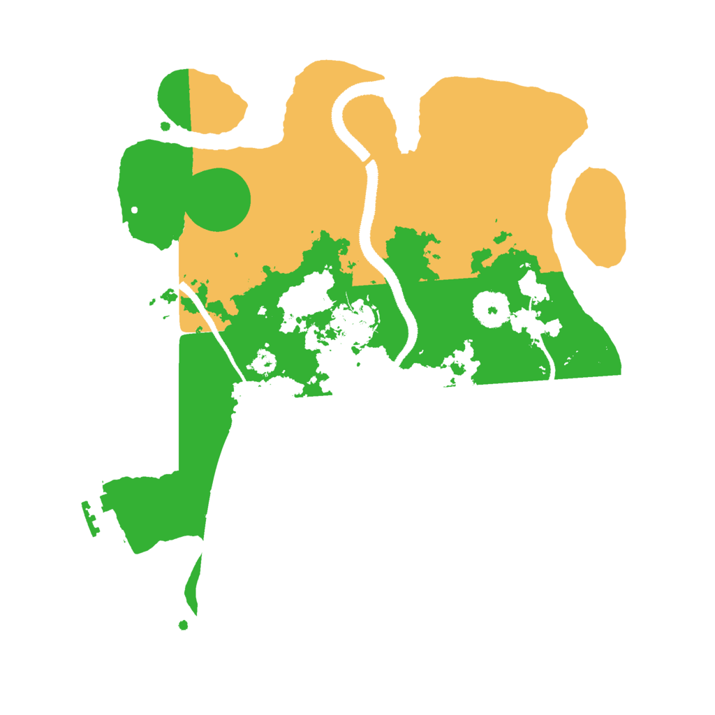 Biome Rust Map: Procedural Map, Size: 3000, Seed: 1041879399