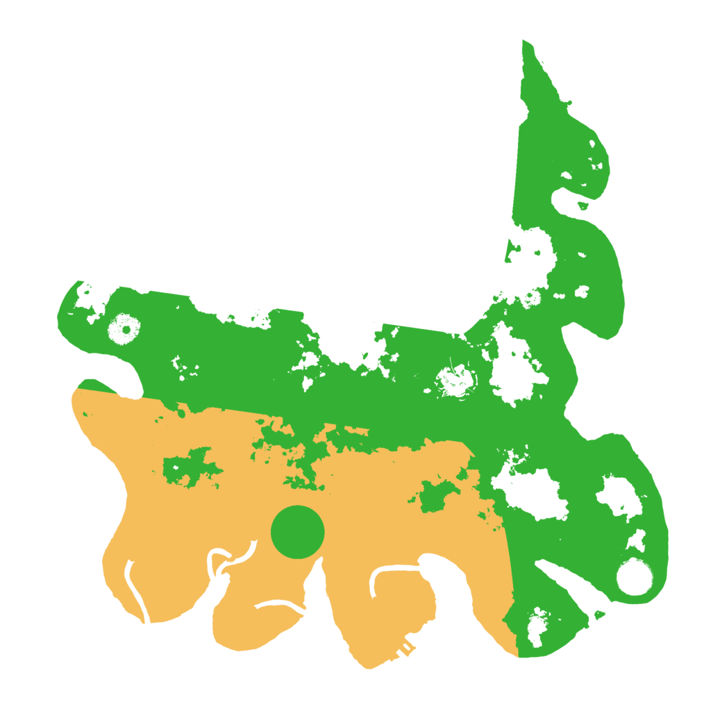 Biome Rust Map: Procedural Map, Size: 3500, Seed: 10385062