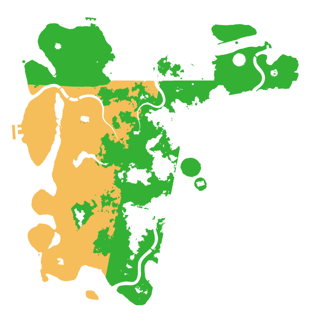 Biome Rust Map: Procedural Map, Size: 4500, Seed: 2161388