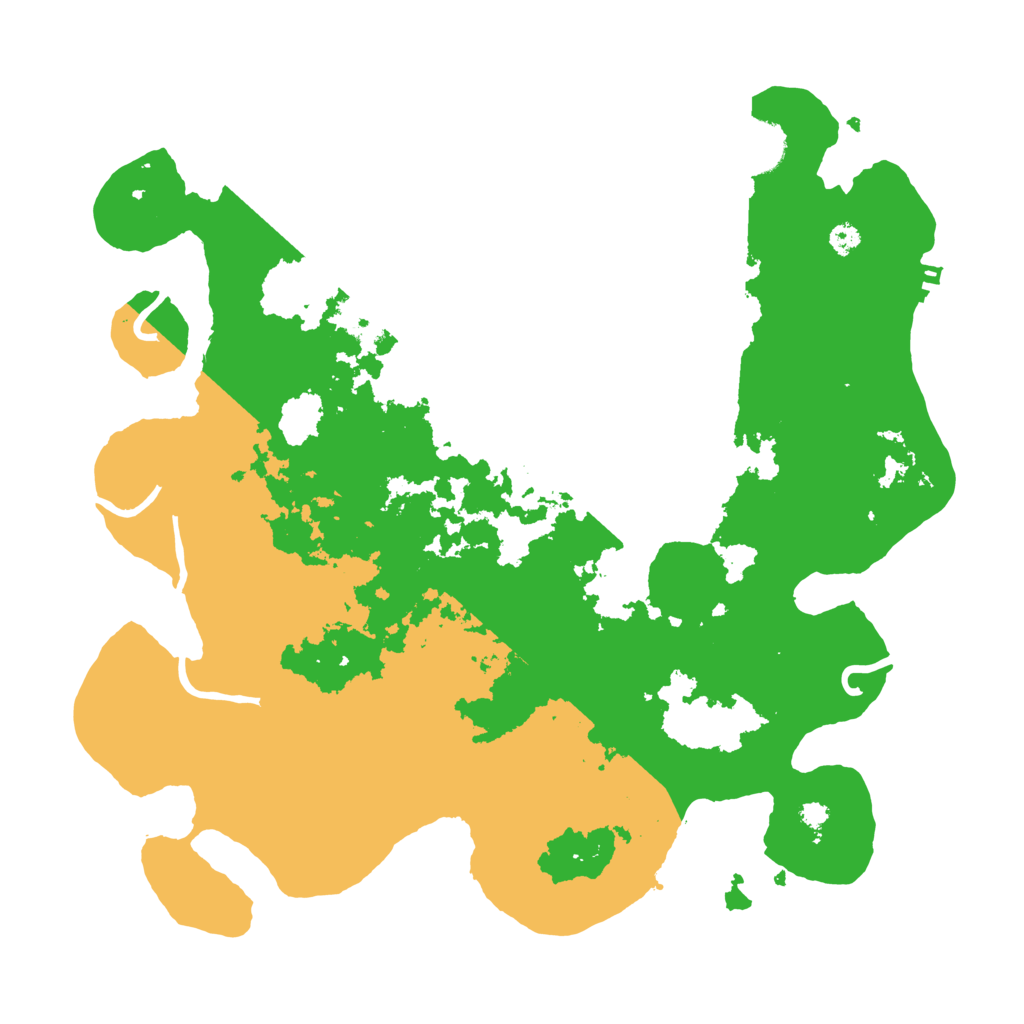 Biome Rust Map: Procedural Map, Size: 3500, Seed: 223868151