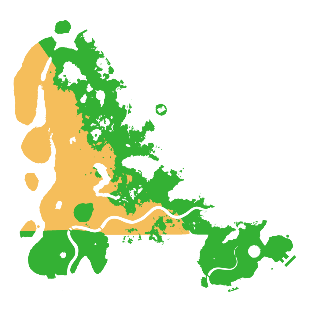 Biome Rust Map: Procedural Map, Size: 4500, Seed: 2230985