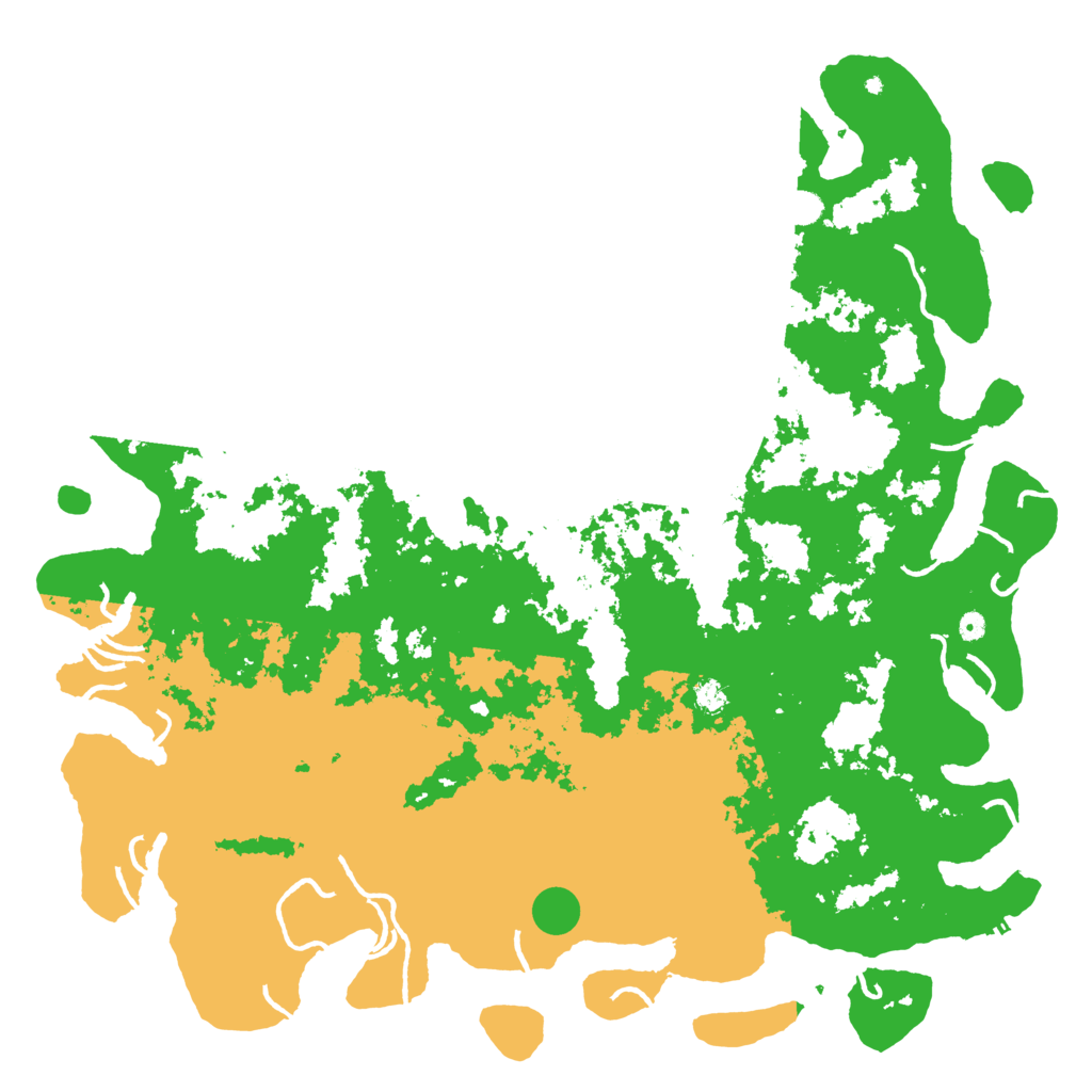 Biome Rust Map: Procedural Map, Size: 6000, Seed: 2838