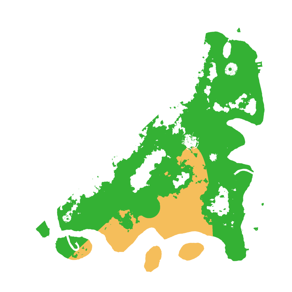 Biome Rust Map: Procedural Map, Size: 3500, Seed: 1714625755