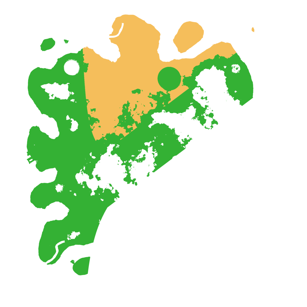 Biome Rust Map: Procedural Map, Size: 3500, Seed: 377313999