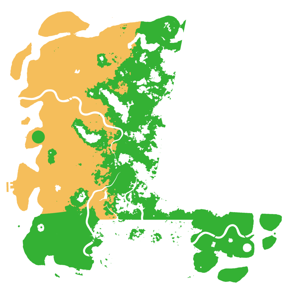 Biome Rust Map: Procedural Map, Size: 6000, Seed: 210471