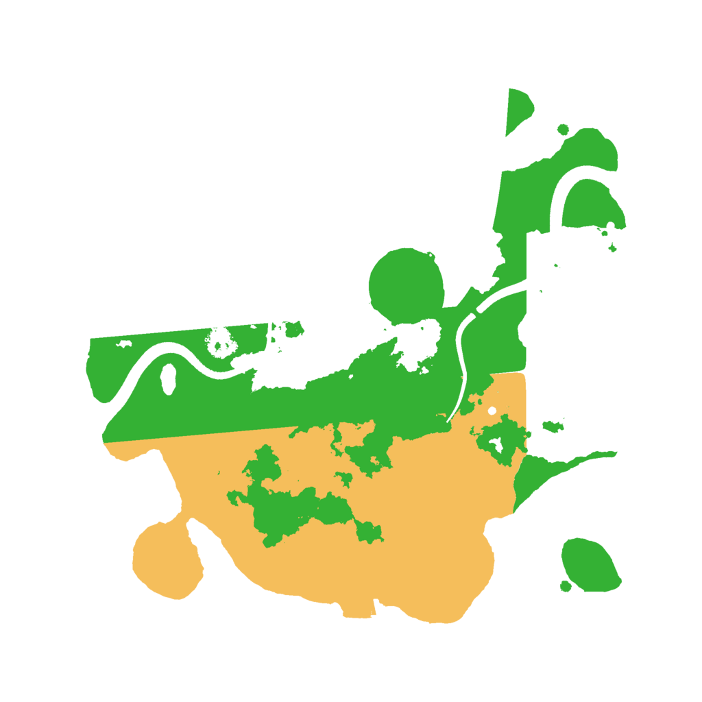 Biome Rust Map: Procedural Map, Size: 2500, Seed: 2567