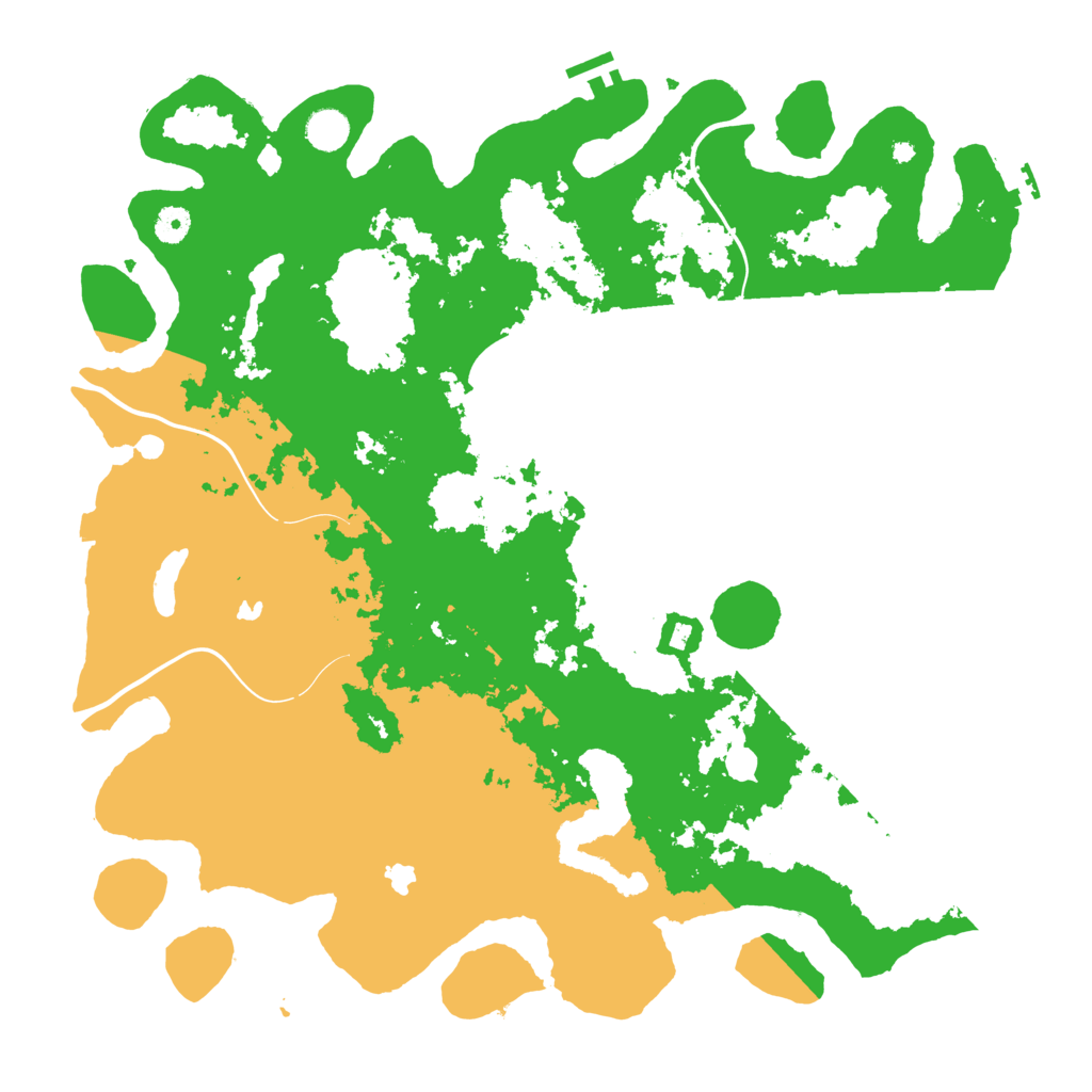 Biome Rust Map: Procedural Map, Size: 4500, Seed: 1710760949