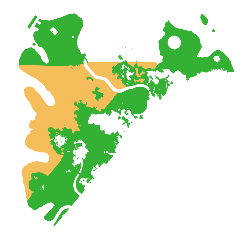 Biome Rust Map: Procedural Map, Size: 3500, Seed: 465100482