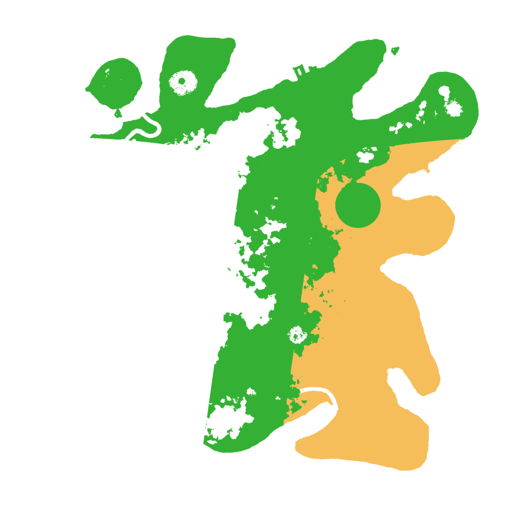 Biome Rust Map: Procedural Map, Size: 3000, Seed: 15221378