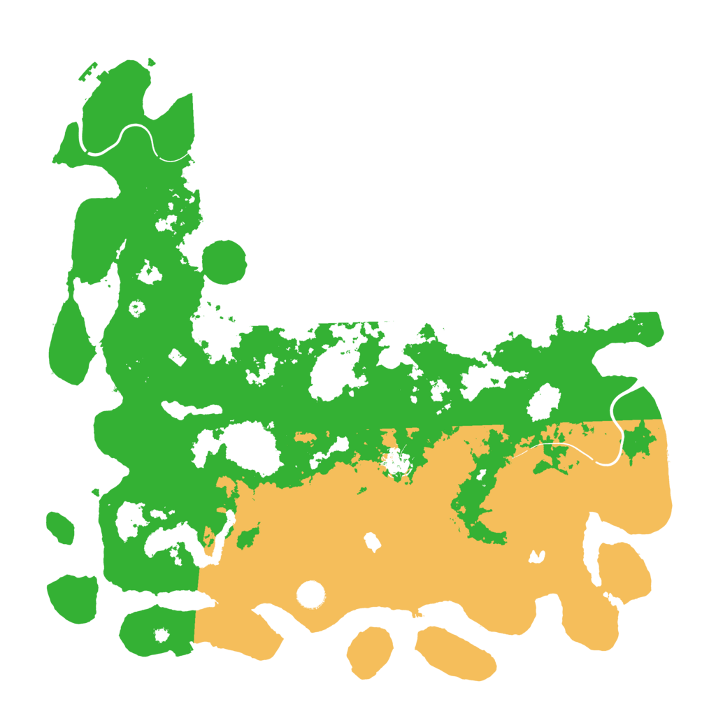 Biome Rust Map: Procedural Map, Size: 4500, Seed: 6045522