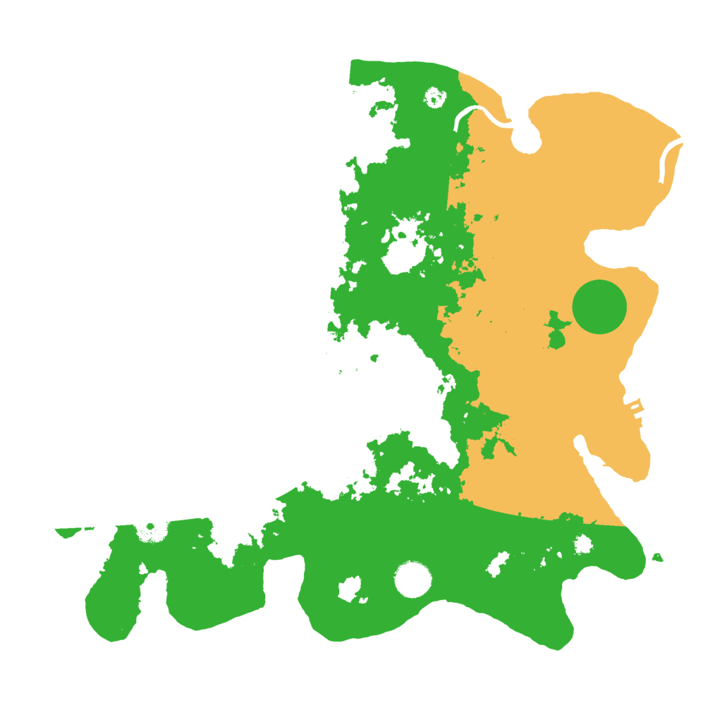 Biome Rust Map: Procedural Map, Size: 3500, Seed: 1025466221