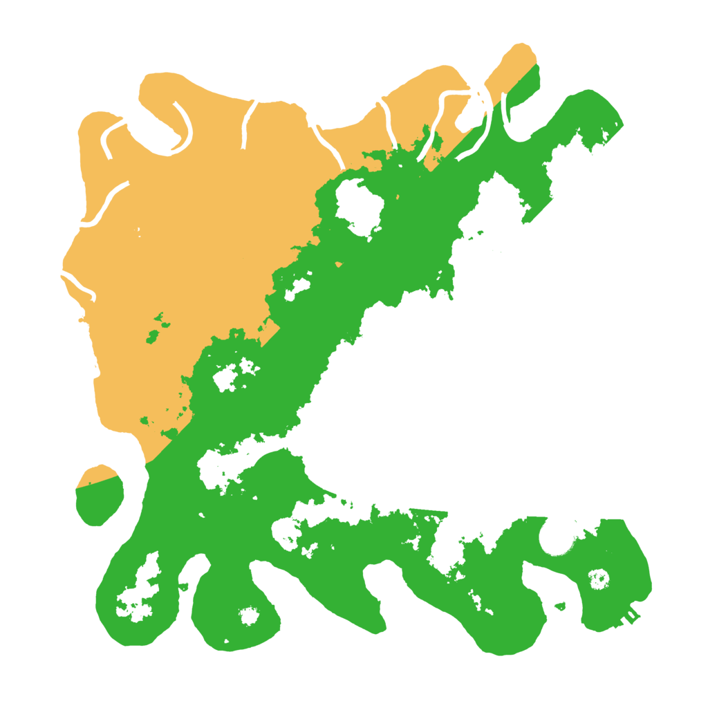 Biome Rust Map: Procedural Map, Size: 3500, Seed: 90702609