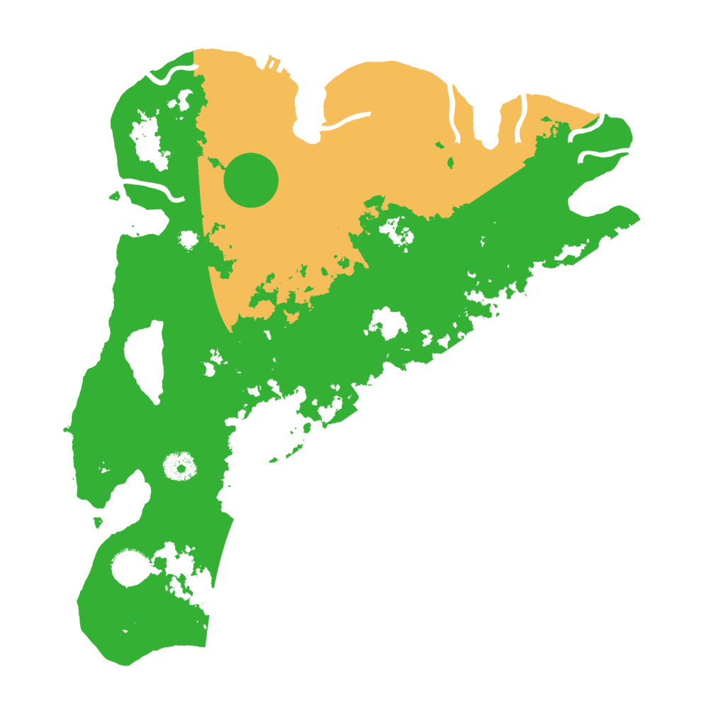 Biome Rust Map: Procedural Map, Size: 3500, Seed: 122819093