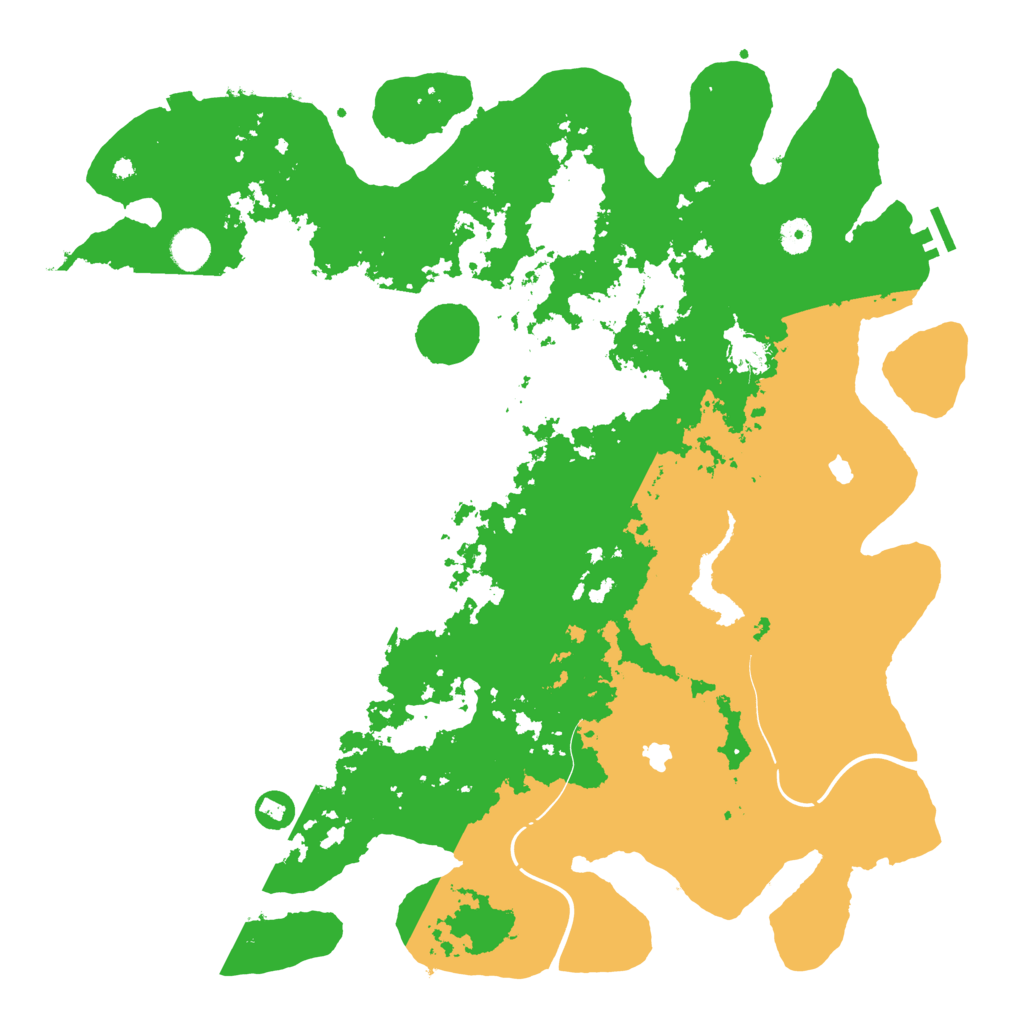 Biome Rust Map: Procedural Map, Size: 4500, Seed: 193240686