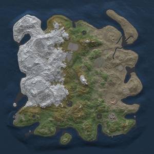 Thumbnail Rust Map: Procedural Map, Size: 3850, Seed: 1771431148, 18 Monuments