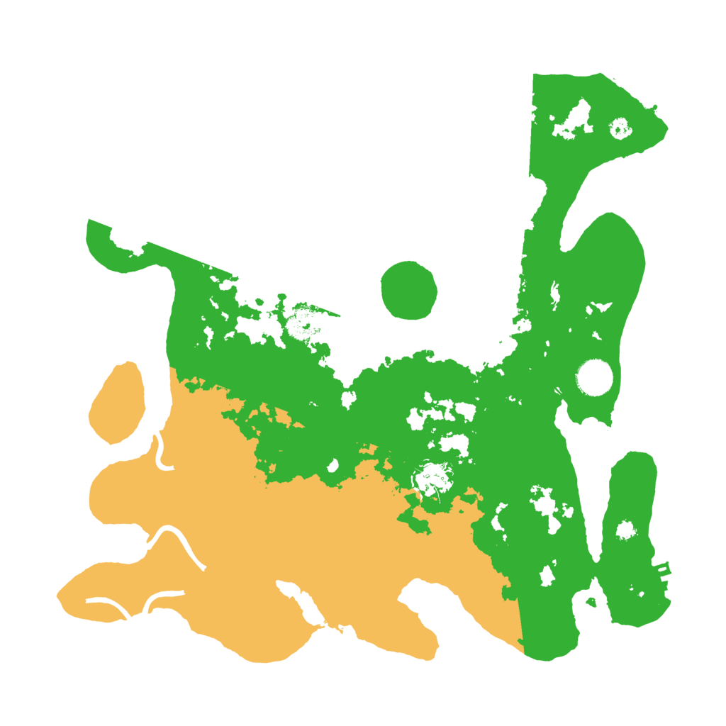 Biome Rust Map: Procedural Map, Size: 3500, Seed: 1377718848