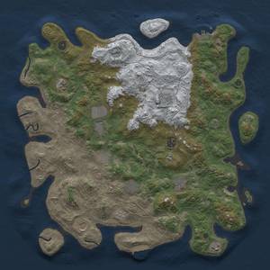 Thumbnail Rust Map: Procedural Map, Size: 4500, Seed: 1027310, 19 Monuments