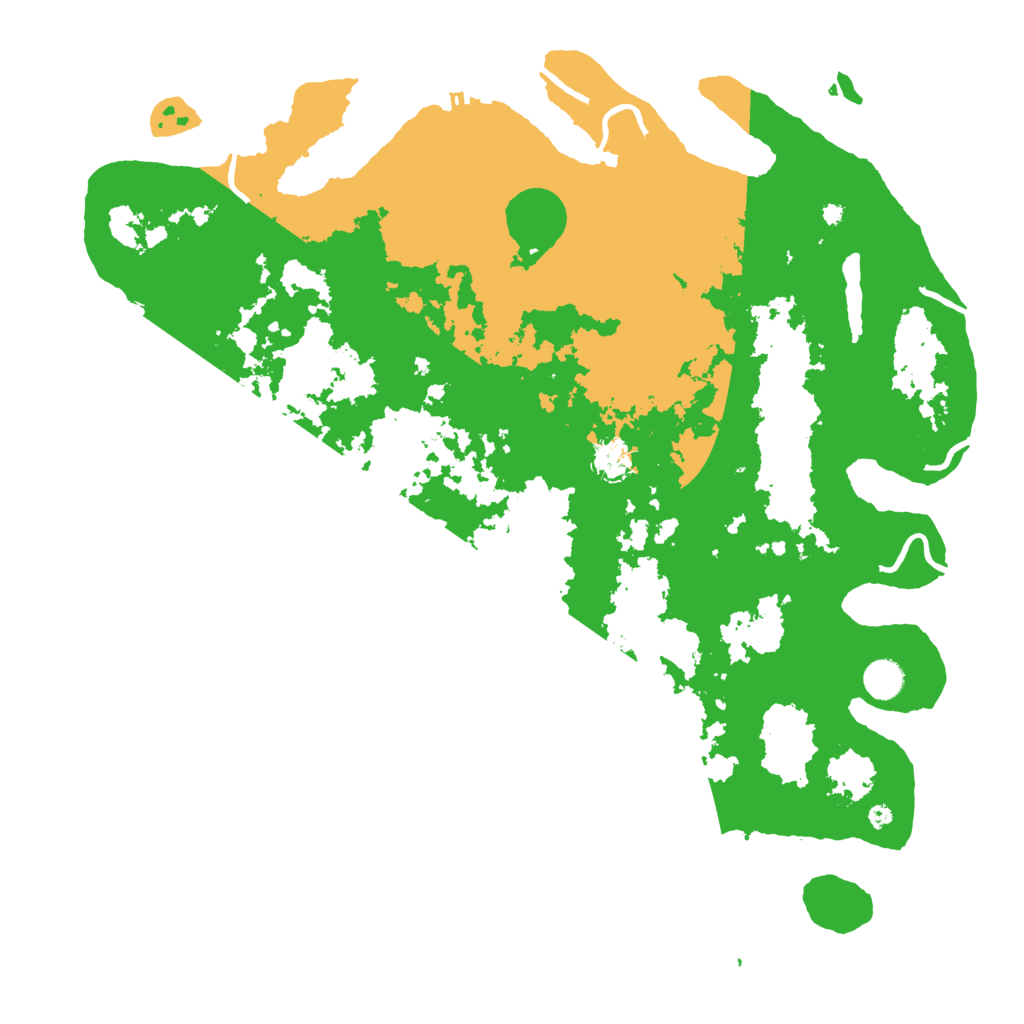 Biome Rust Map: Procedural Map, Size: 4500, Seed: 972569020