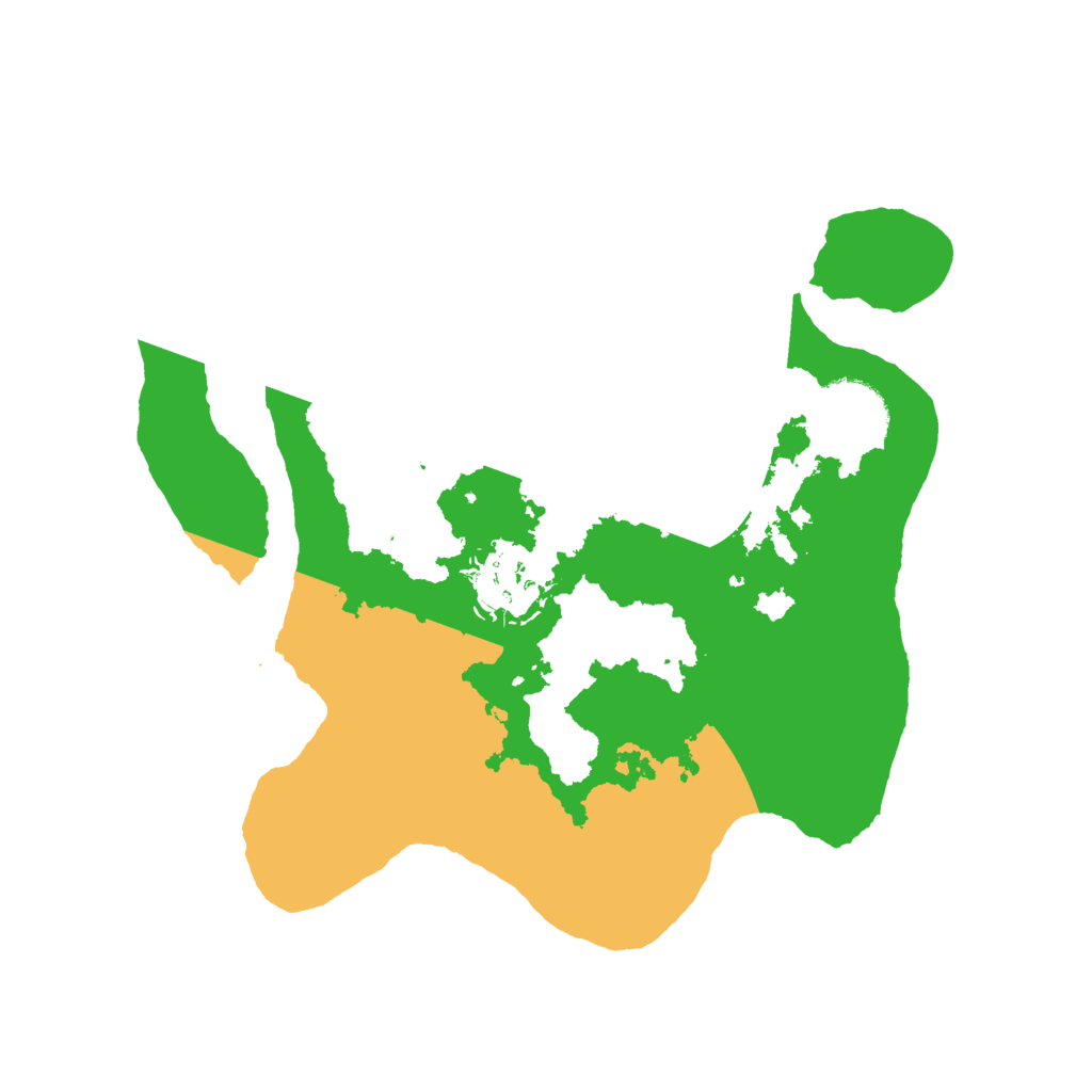 Biome Rust Map: Barren, Size: 2500, Seed: 3325476