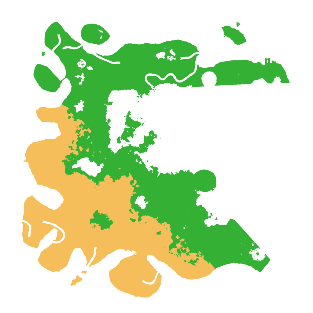 Biome Rust Map: Procedural Map, Size: 3750, Seed: 851451688