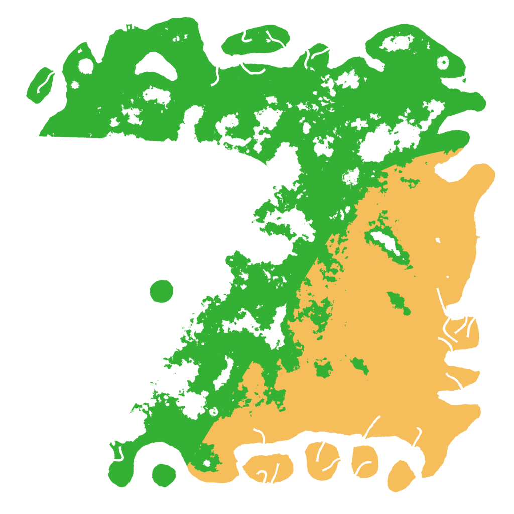 Biome Rust Map: Procedural Map, Size: 6000, Seed: 11669481