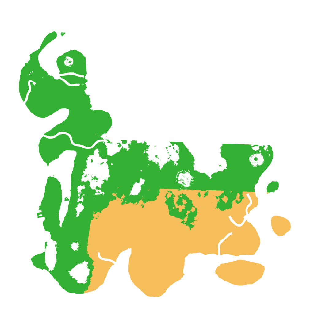 Biome Rust Map: Procedural Map, Size: 3500, Seed: 220885119