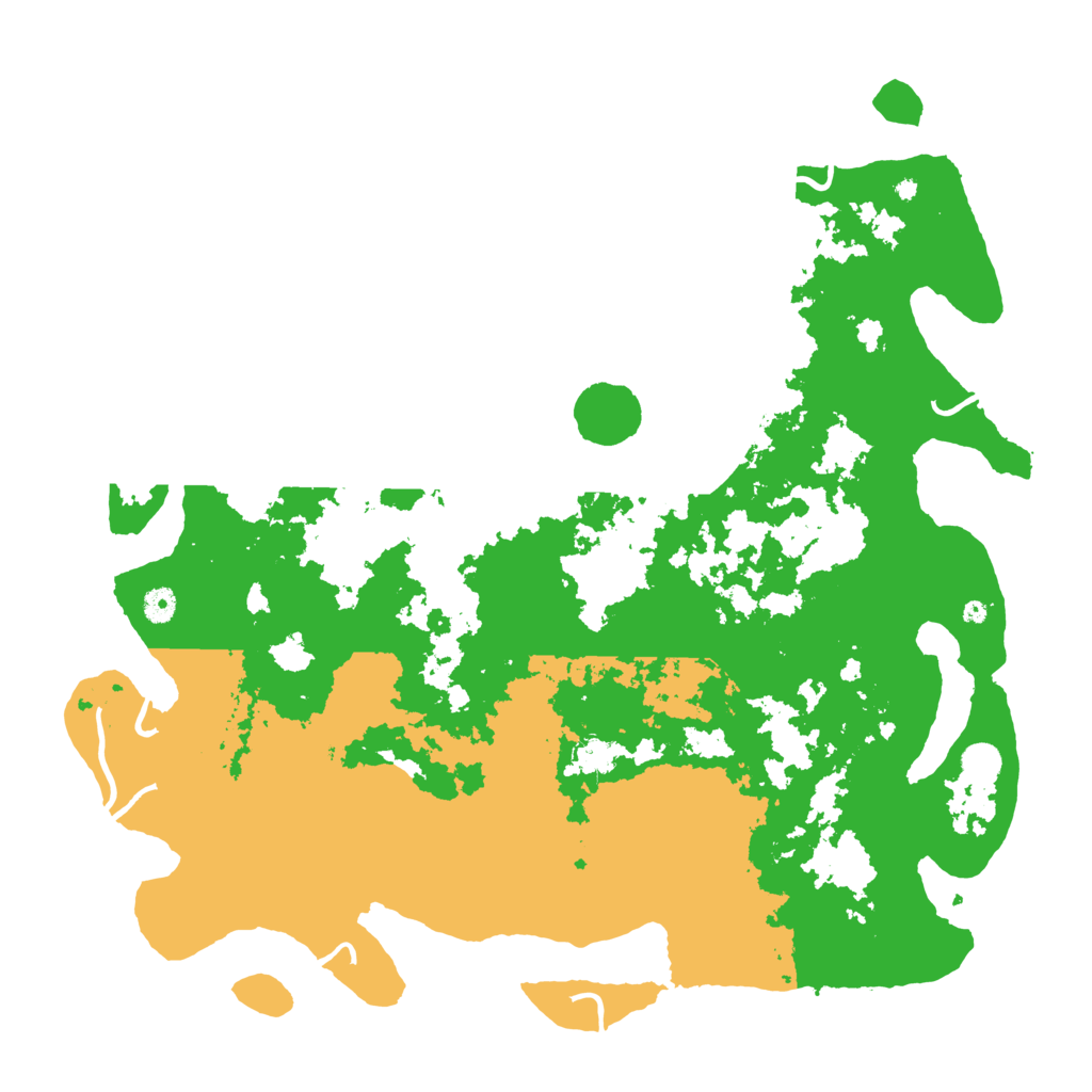 Biome Rust Map: Procedural Map, Size: 4800, Seed: 50002