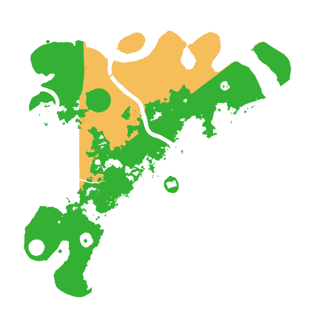 Biome Rust Map: Procedural Map, Size: 3500, Seed: 228330