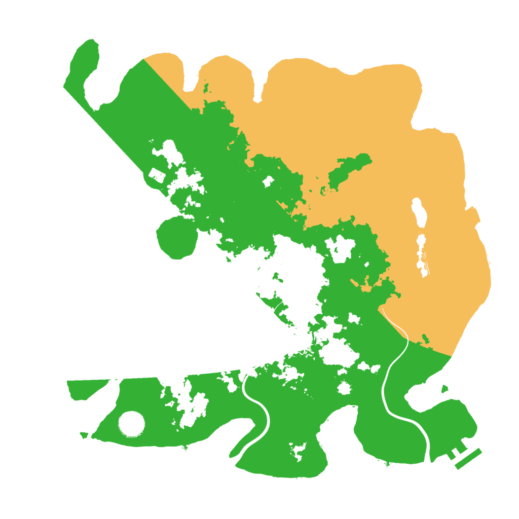 Biome Rust Map: Procedural Map, Size: 3500, Seed: 1502364217