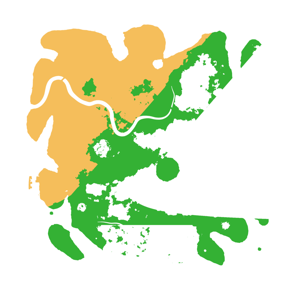 Biome Rust Map: Procedural Map, Size: 3500, Seed: 12232314