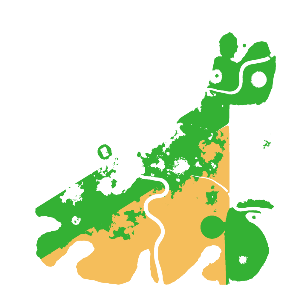 Biome Rust Map: Procedural Map, Size: 3500, Seed: 990396976