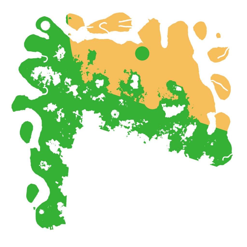 Biome Rust Map: Procedural Map, Size: 4600, Seed: 1857