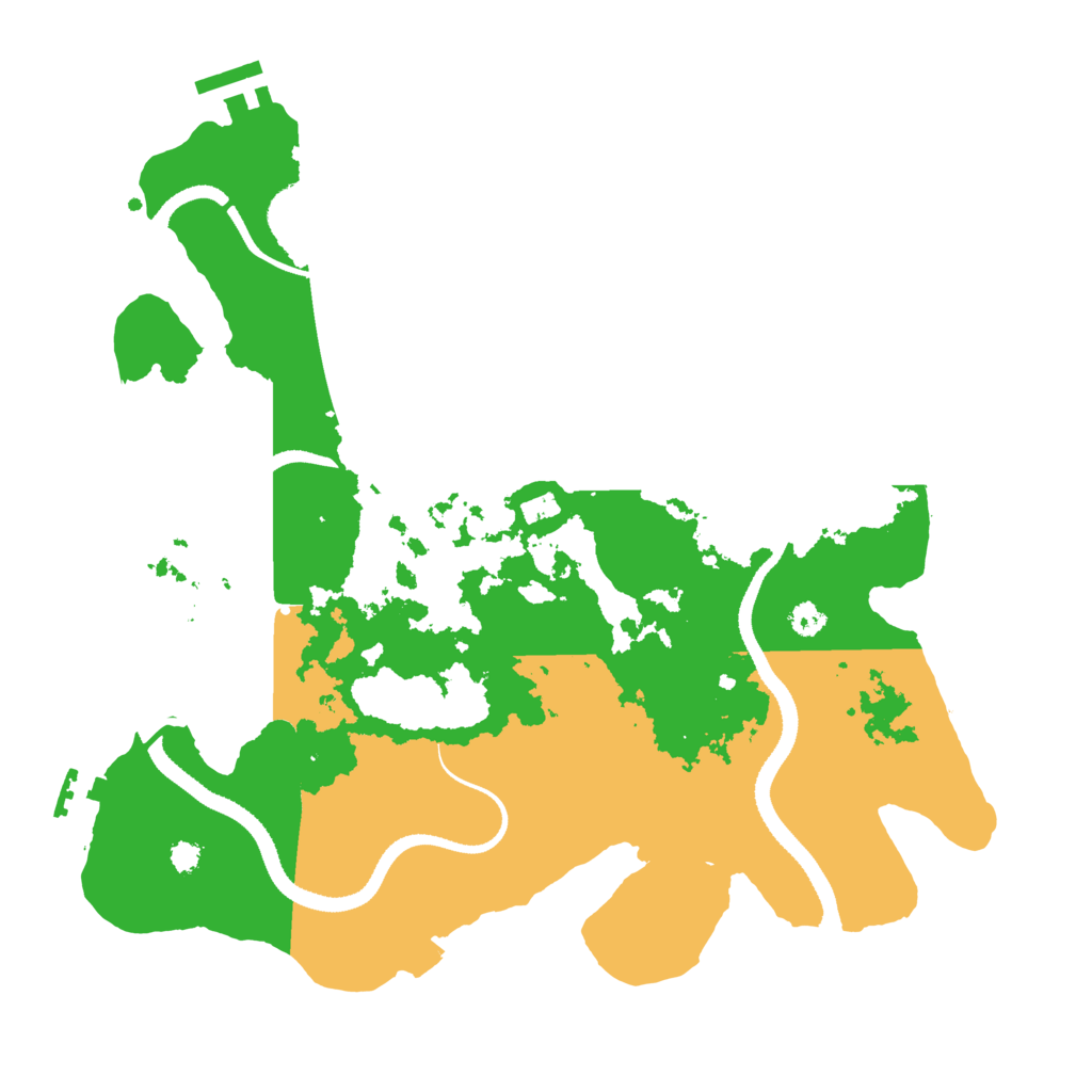 Biome Rust Map: Procedural Map, Size: 3250, Seed: 6465