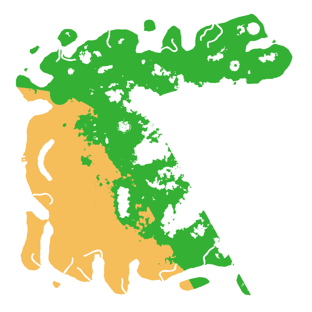 Biome Rust Map: Procedural Map, Size: 4500, Seed: 445163415