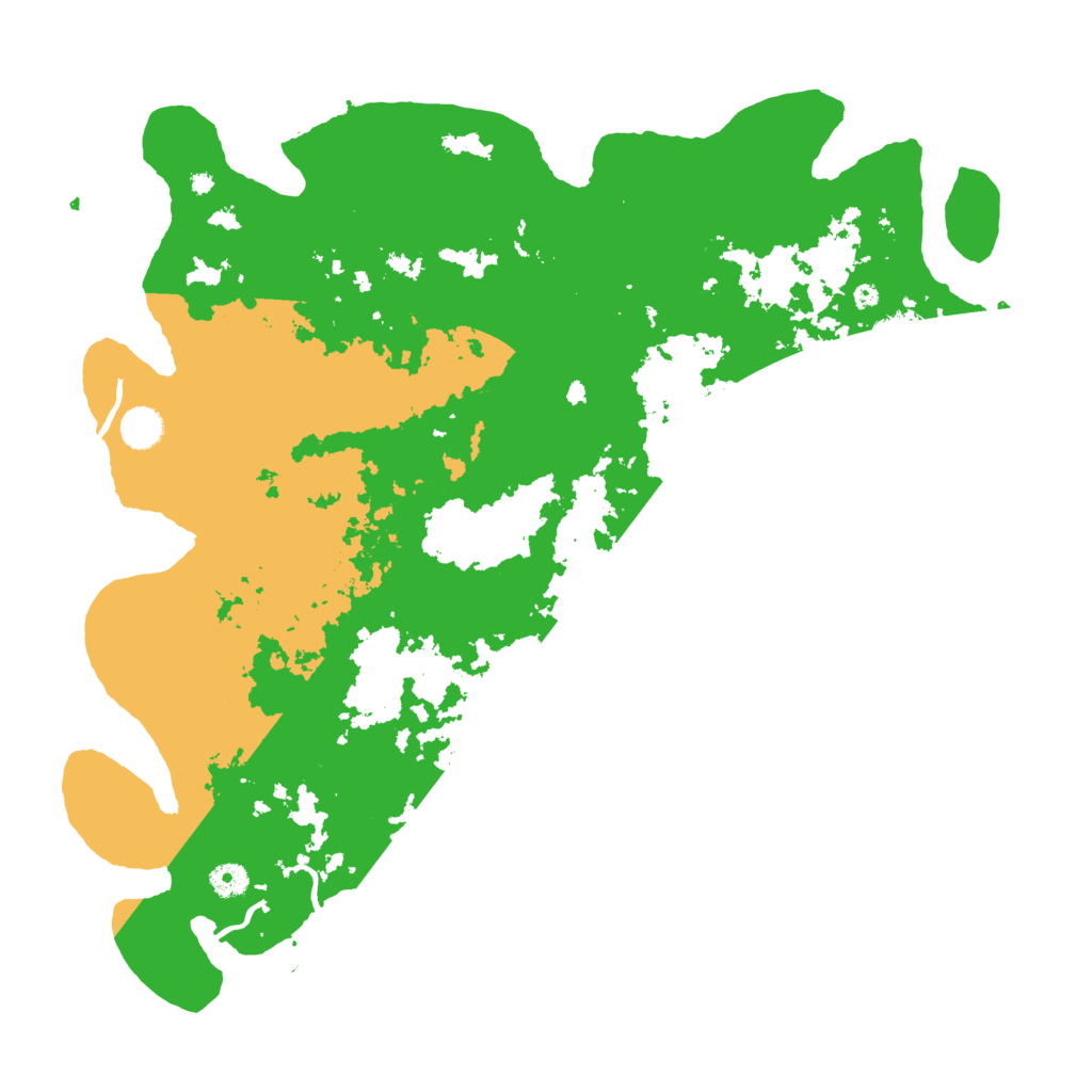 Biome Rust Map: Procedural Map, Size: 4500, Seed: 2208
