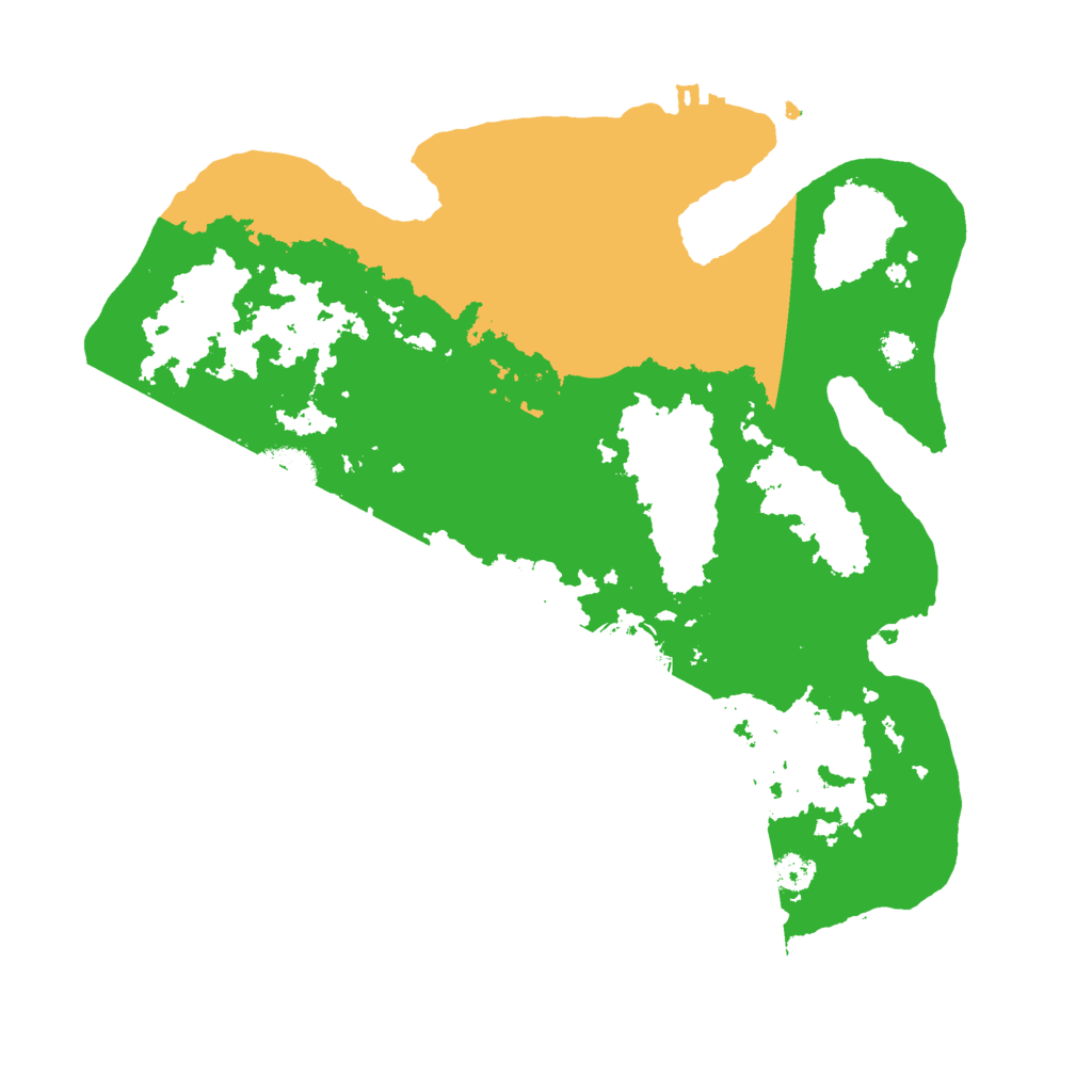 Biome Rust Map: Procedural Map, Size: 3000, Seed: 78053