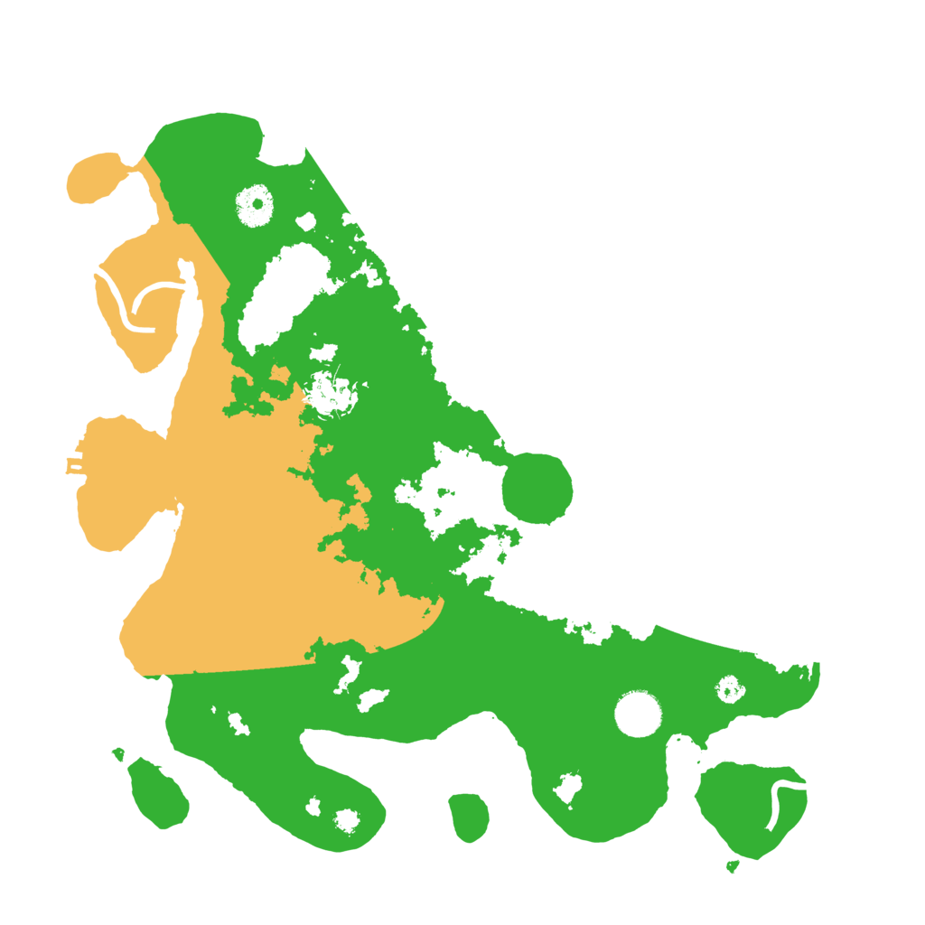 Biome Rust Map: Procedural Map, Size: 3500, Seed: 845714547