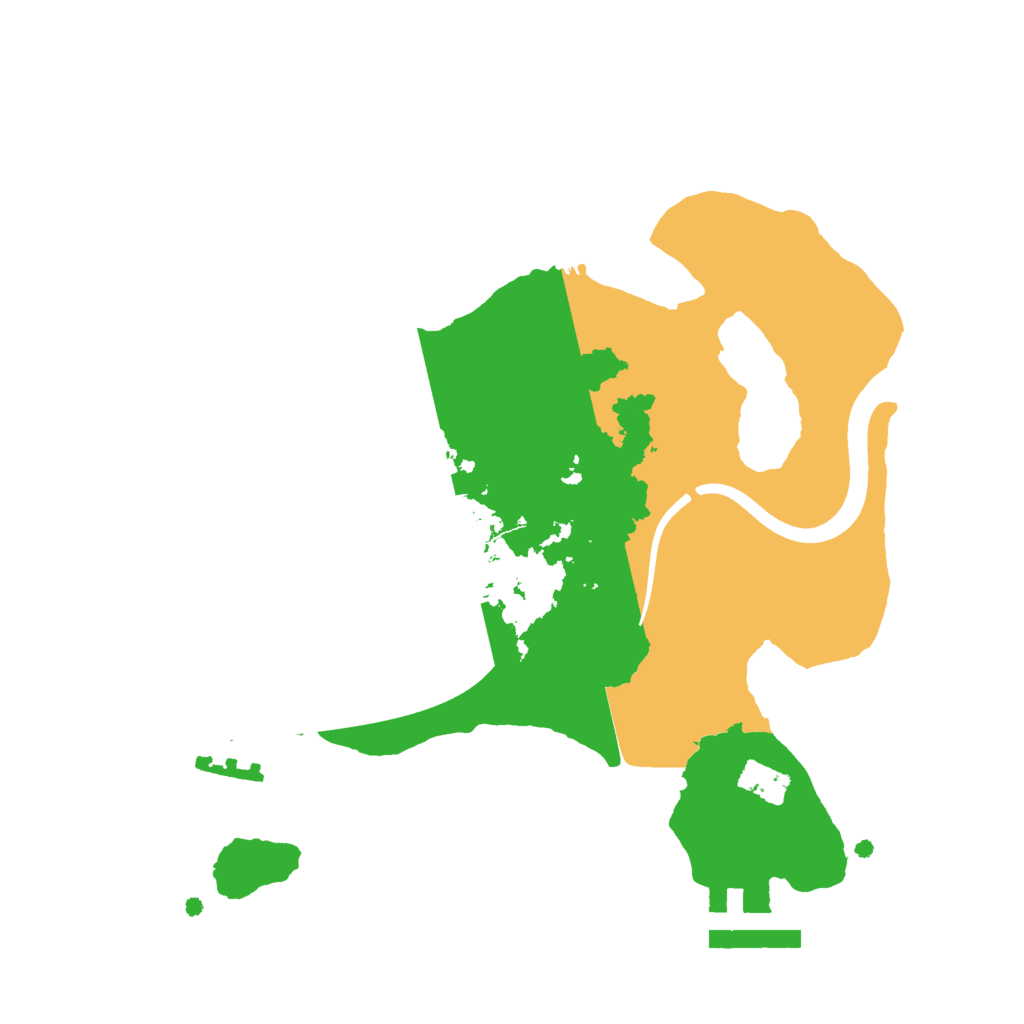 Biome Rust Map: Procedural Map, Size: 2250, Seed: 1919049244