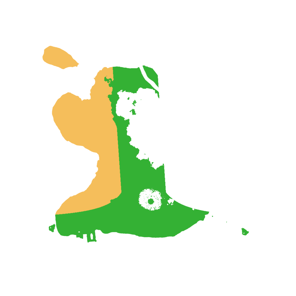 Biome Rust Map: Procedural Map, Size: 2000, Seed: 132